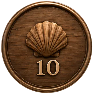 Coastal Inland Tours: 10+ Customers Served award medal